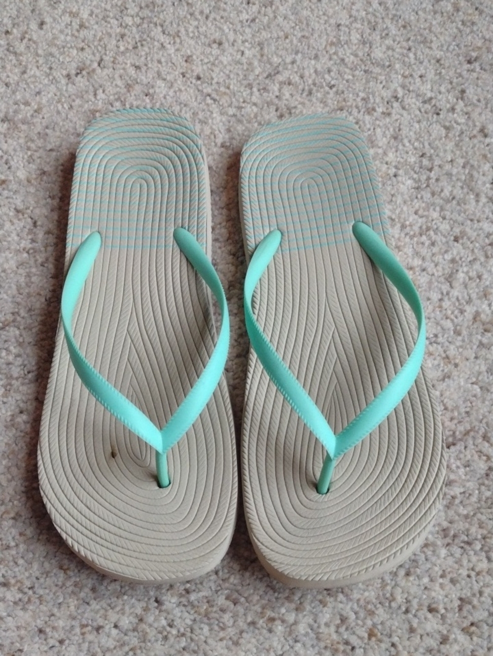 Women’s Mint Strap Flip Flops